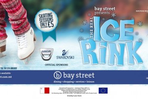 Ice-skating in Malta, Bay-street complex