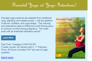 Prenatal Yoga classes in Malta