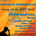 ADHD Malta Conference 2014 26 & 27 April, free of charge
