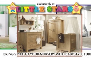 15% discount on nursery furniture & 10% on the hospital list at Little Stars