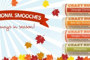 20% discount on the new Crazy Rumors lip balm collection with organic ingredients