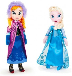 Large Anna & Elsa Soft Toys (50cm) sold seperately