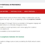 Lusophone Calendar Art Contest for Kids 2025, Rhode Island, USA